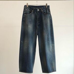 新品 ancellm aging wide denim 5p pants サイズ2