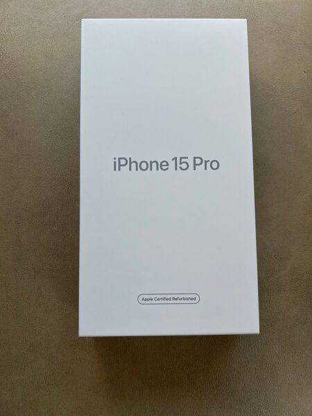 新品 iPhone 15Pro 128GB ブラックチタニウム SIMフリー