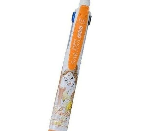 【新品】SARASA multi ディズニー4色ジェルボールペン0.5mm ベル 美女と野獣