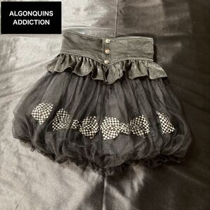 ALGONQUINS ADDICTION チュールバルーン2WAYミニスカート