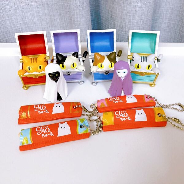 ガチャガチャ 猫 フィギュア ミニチュアマスコットキーホルダー まとめ売り