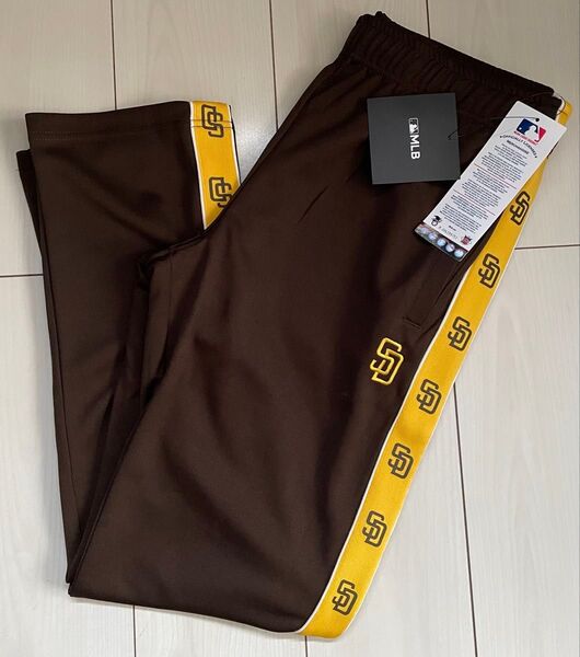 ラスト1点 新品 Lサイズ MLB パドレス ロングパンツ