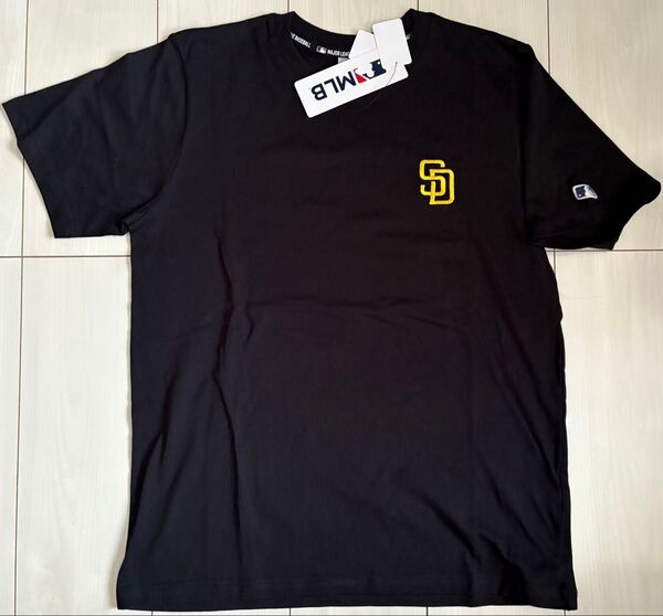 新品 Lサイズ MLB パドレス 半袖Tシャツ 黒