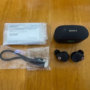 新品純正バッテリー交換済 SONY WF-1000XM4 ソニー ブラック ワイヤレスイヤホン ノイズキャンセリング イヤホン