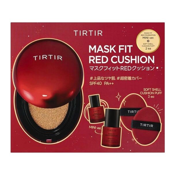 【新品・未開封未使用】 TIRTIR ティルティル セット クッションファンデ 21N IVORY ファンデーションミニ パフ×2