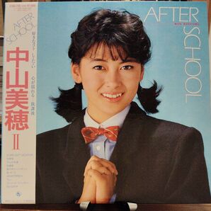 中山美穂 LPレコード AFTER SCHOOL