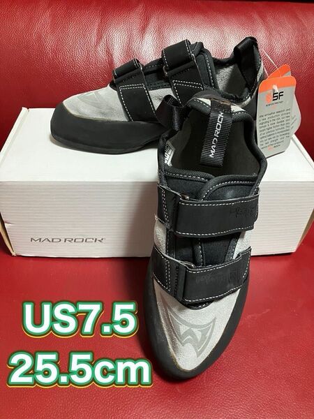 MAD ROCK クライミングシューズ DRIFTER US7.5 25.5cm SNAPスナップチョークバックセット