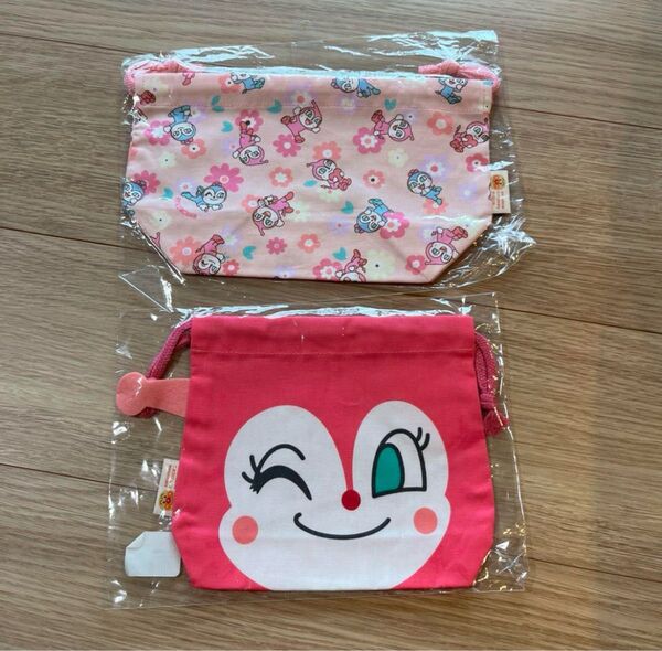 アンパンマンミュージアム 限定 ドキンちゃん お弁当袋 コップ袋