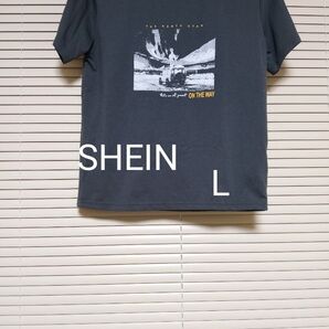 SHEIN プリントTシャツ