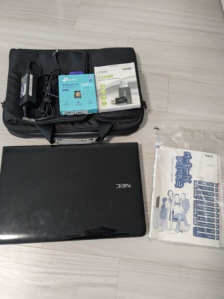 ノートパソコン PC NEC Lavie Bluetooth Wi-Fi アダプタ セット LS350MSB-KS corei3