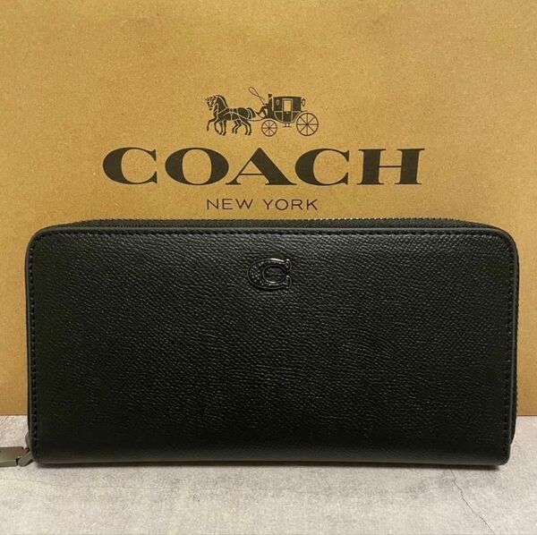 新品 COACH長財布 コーチ 長財布 レディース メンズ シンプル