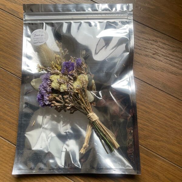 ドライフラワー スワッグ パープル系 花束 プレゼント インテリア雑貨