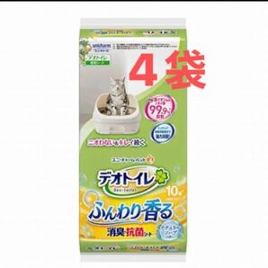 デオトイレ 消臭 抗菌シート 10枚入り 4袋
