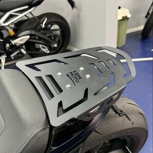 KEMIMOTO ハーレーダビットソンSportster S用 リアキャリア モーターサイクル ラゲッジラックサポート