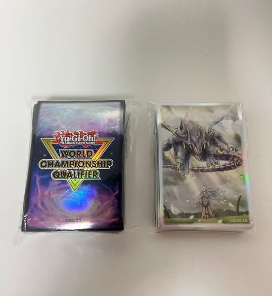 遊戯王 デュエリストカードプロテクター 限定スリーブセット(使用済) WCQ 遊戯王の日