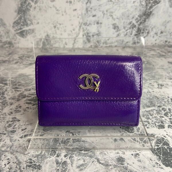 CHANEL シャネル コンパクトウォレット 三つ折り財布