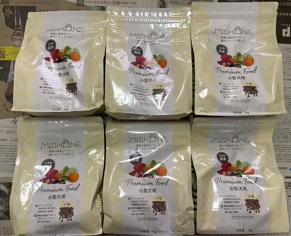 ミシュワン MISHIONE Premium Food 小型犬用 1kg X6袋