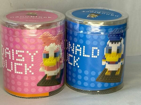 ディズニー ナノブロック nanoblock ドナルド デイジー 2個セット