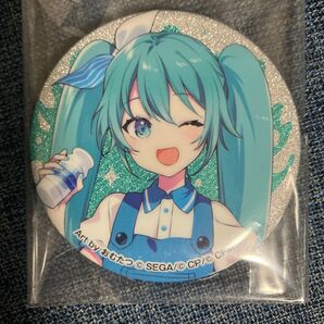 プロセカ ローソン コラボ 缶バッジ 初音ミク グリ缶 グリッター缶バッジ おむたつ 限定