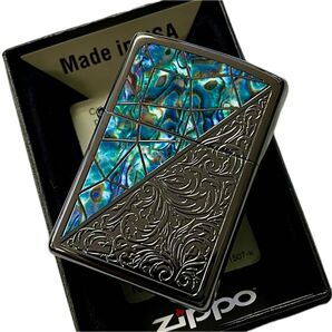 ZIPPO トライアングル アラベスク ブラック ジッポー 新品 キャンプ アウトドア