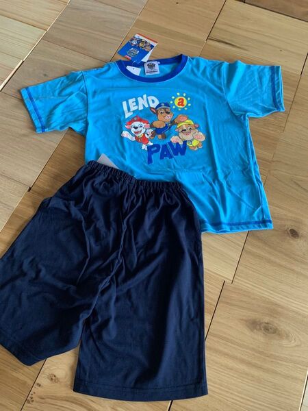 上下セット パジャマ 半袖 ルームウェア キッズ ハーフパンツ Tシャツ パウパトロール