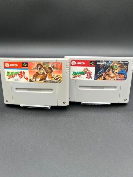 SFC スーパーファミコン ラッシングビート乱、修羅セット(バラ売り可)
