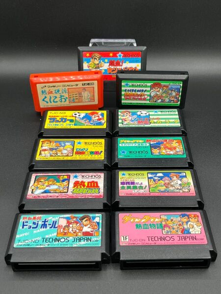 FC ファミコン くにおくんコンプリートセット11本(バラ売り不可)