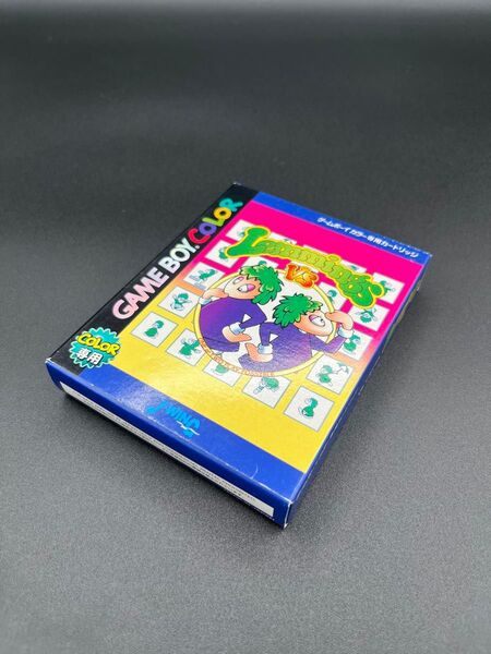 【状態良】GB ゲームボーイ VS レミングス箱説明書ハガキ付き完品