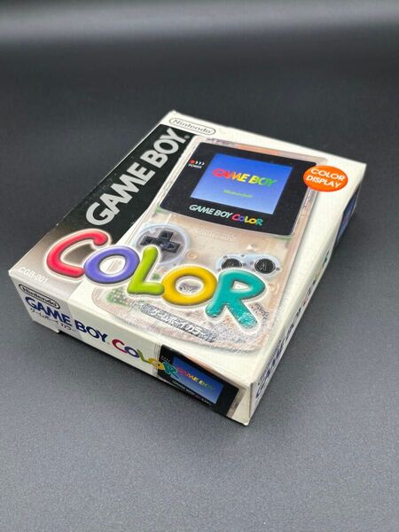 GB ゲームボーイカラー本体 クリア箱説明書オマケゲーム付き