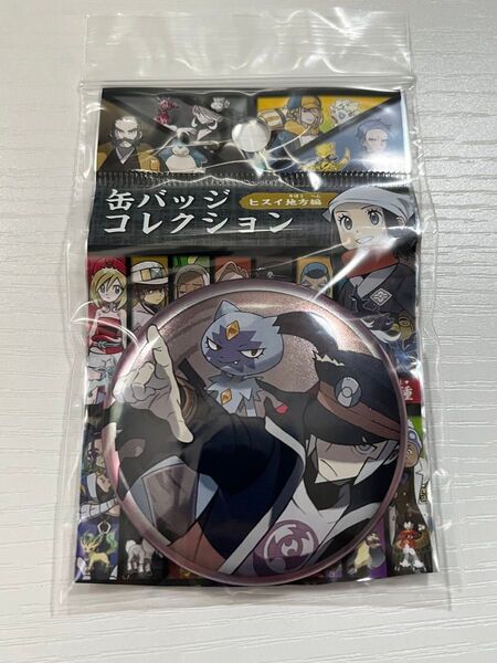 ポケモン ヒスイ 缶バッジコレクション ノボリ オオニューラ サブマス