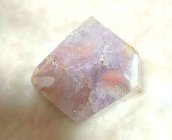 高品質天然石然石桜瑪瑙ピンクアメジスト 共生フリーカット