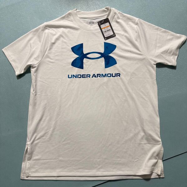 UNDER ARMOUR 半袖Tシャツ メンズ 白/青 新品 未使用