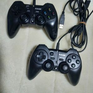 ゲームパッド EDGE BLACK EGJ-301BK 2個セット 動作ok