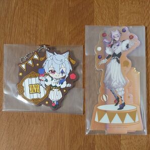 どぬく 一番くじ カラフルピーチ Graceful Circus N賞 オーロラアクリルスタンド O賞 カラフルラバーチャーム