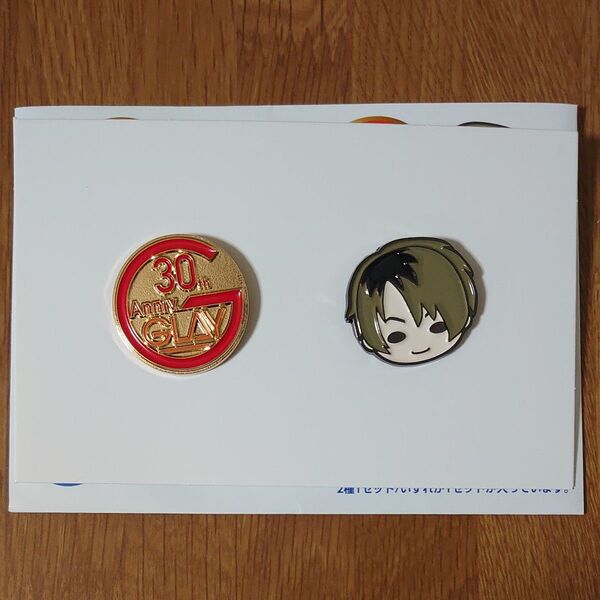 GLAY 30th Anniversaryエンタメくじ vol.2 ⑲ ピンズセット賞 TERU