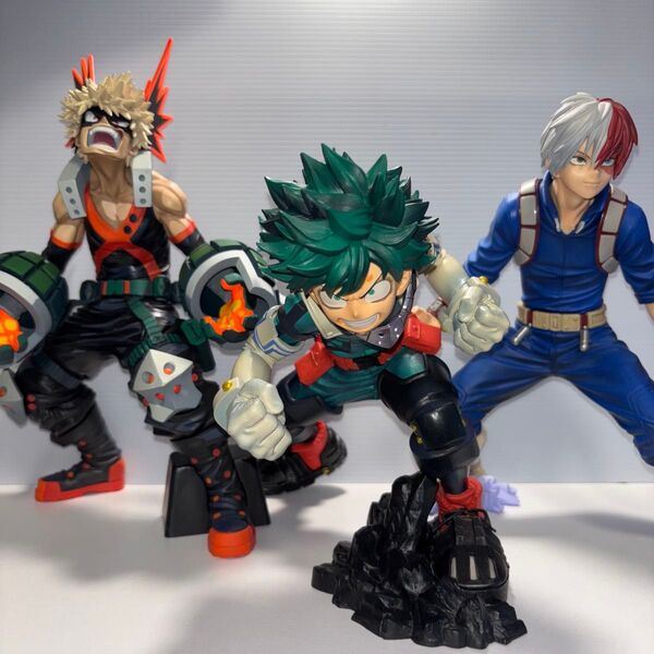 一番くじ 僕のヒーローアカデミア ヒロアカ BWFC SMSP 緑谷出久(A賞)爆豪勝己(D賞)轟焦凍(A賞)箱なし
