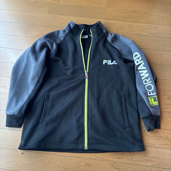FILA ジャージ 150 ブラック 黒 スポーツウェア 子供服