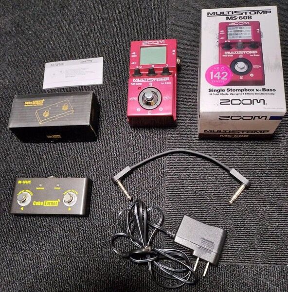 ZOOM MS-60B マルチストンプ M-VAVE Cube Turner