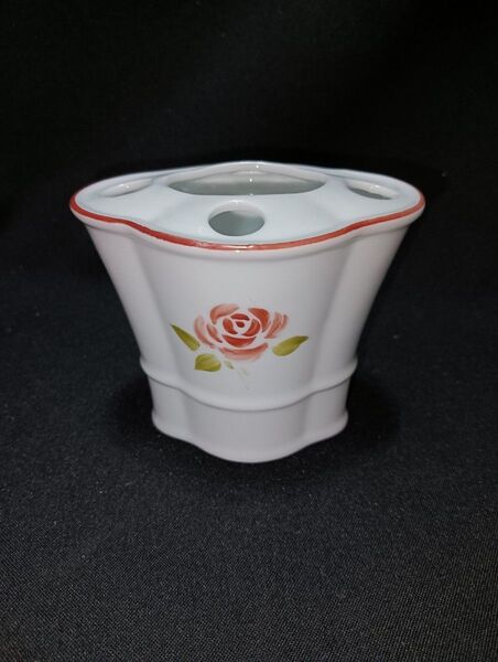マニー Many 歯ブラシスタンド ペン立て 洗面 ローズ 薔薇 バラ