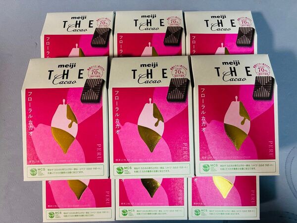 ザ・カカオ 明治 チョコレート フローラルカカオ 9箱 ハイカカオ カカオ70