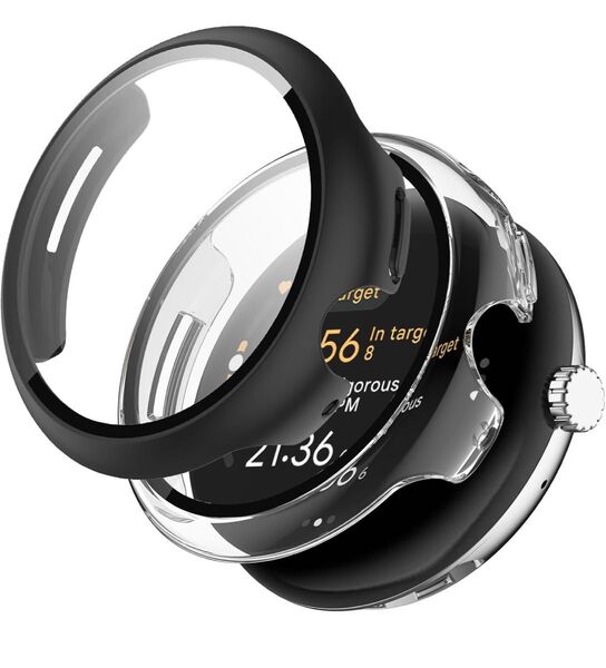 Google Pixel Watch 3 45mm ケース カバー 2個セット