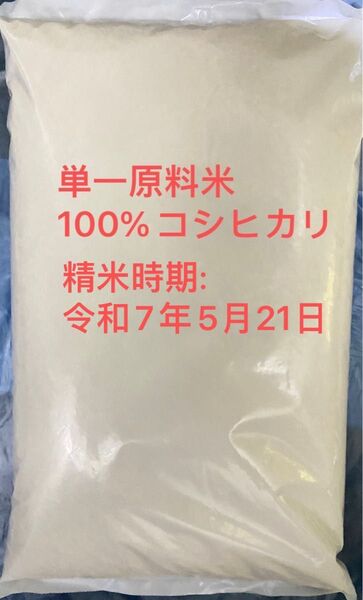 令和6年 美味しい新米 コシヒカリ 5キロ