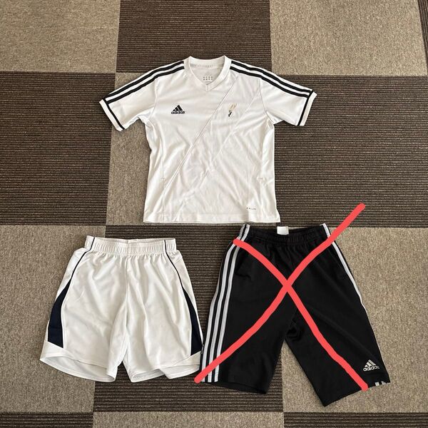 adidas サッカーユニフォーム上下セット