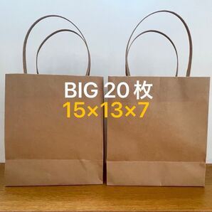 クラフト紙袋 20枚《BIG》