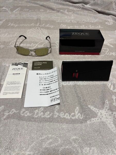 Zeque ゼクー サングラス Vega ヴェガ タレックス イーズグリーン 偏光サングラス TALEX