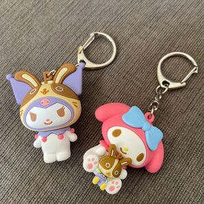 宇佐美 マイメロディ 立体ラバーキーホルダー クロミ キーホルダー非売品ノベルティ