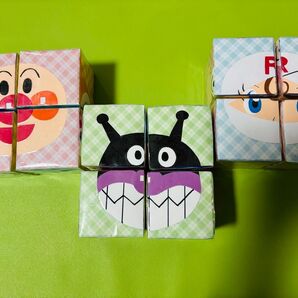 アンパンマン ハンドメイド 牛乳パックパズル 3種類セット