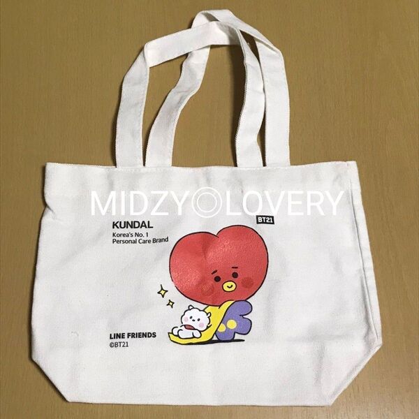 《TATA》 KUNDAL クンダル トート BT21 RJ TATA ラインフレンズ エコバッグ