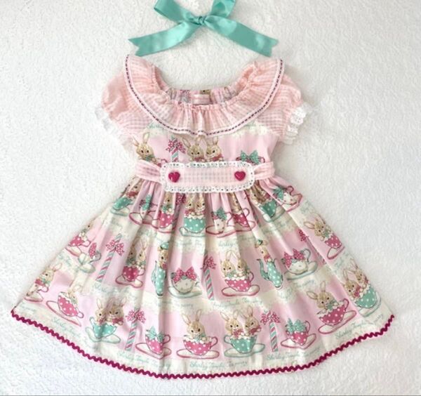 Shirley Temple ウサギ柄ワンピース 100cm 女の子