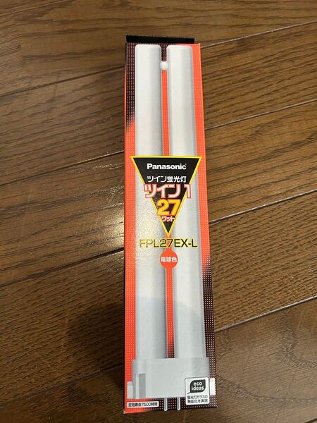 パナソニックツイン蛍光灯27形電球色2本ブリッジFPL27EXL 1個